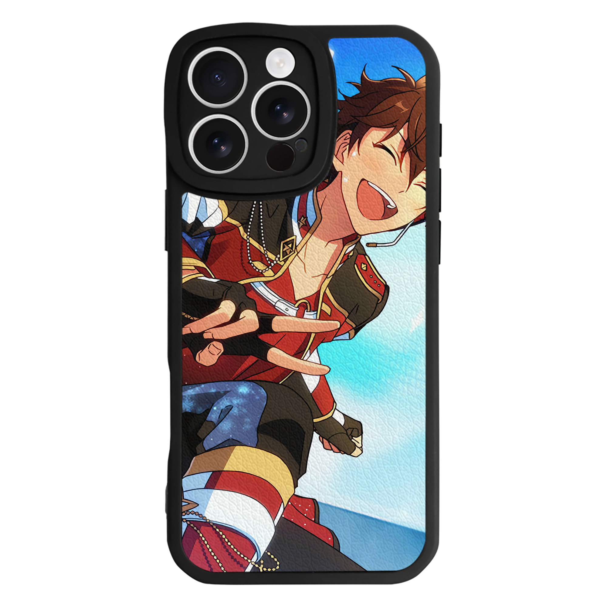 （画像用） あんさんぶるスターズ! Ensemble Stars 【iPhone 16シリーズ対応】シリコンスマホケース（レザー調） 材質：シリコン